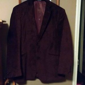Mens Burgundy Blazer